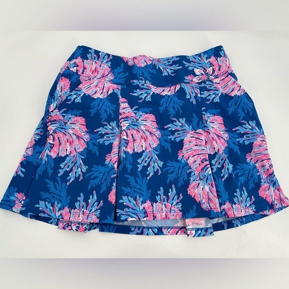 Lilly Pulitzer UPF 50+ Luxletic Shasta Skort Color Multi For Fans Golf - Picture 1 of 14